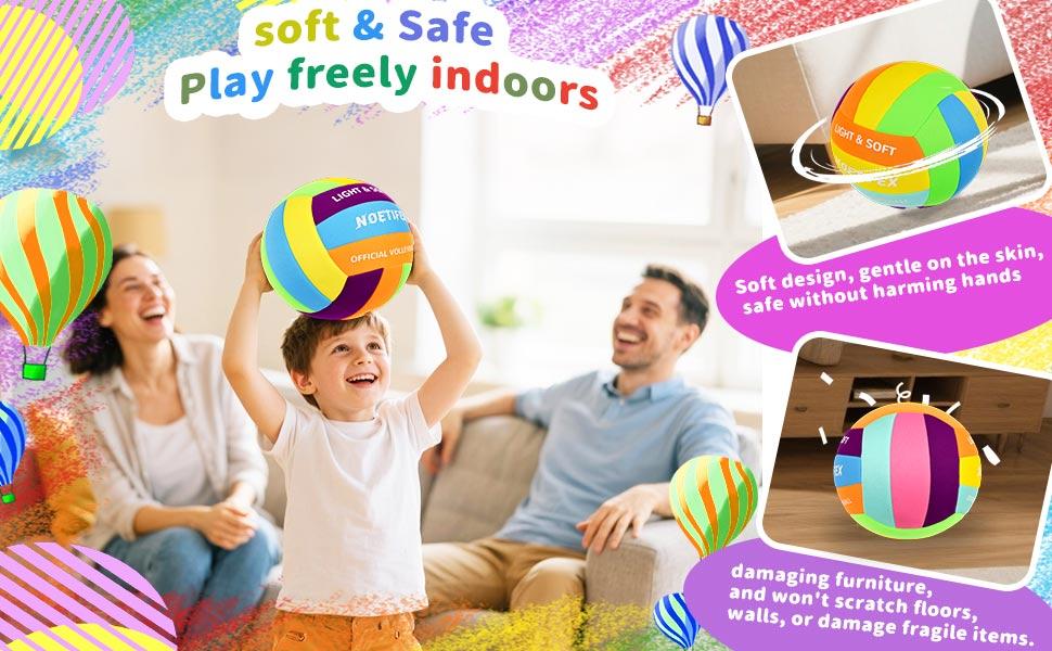 Noetifex-Ultra Soft Indoor Practice Volleyball Perfect Gift Easy For Beginners