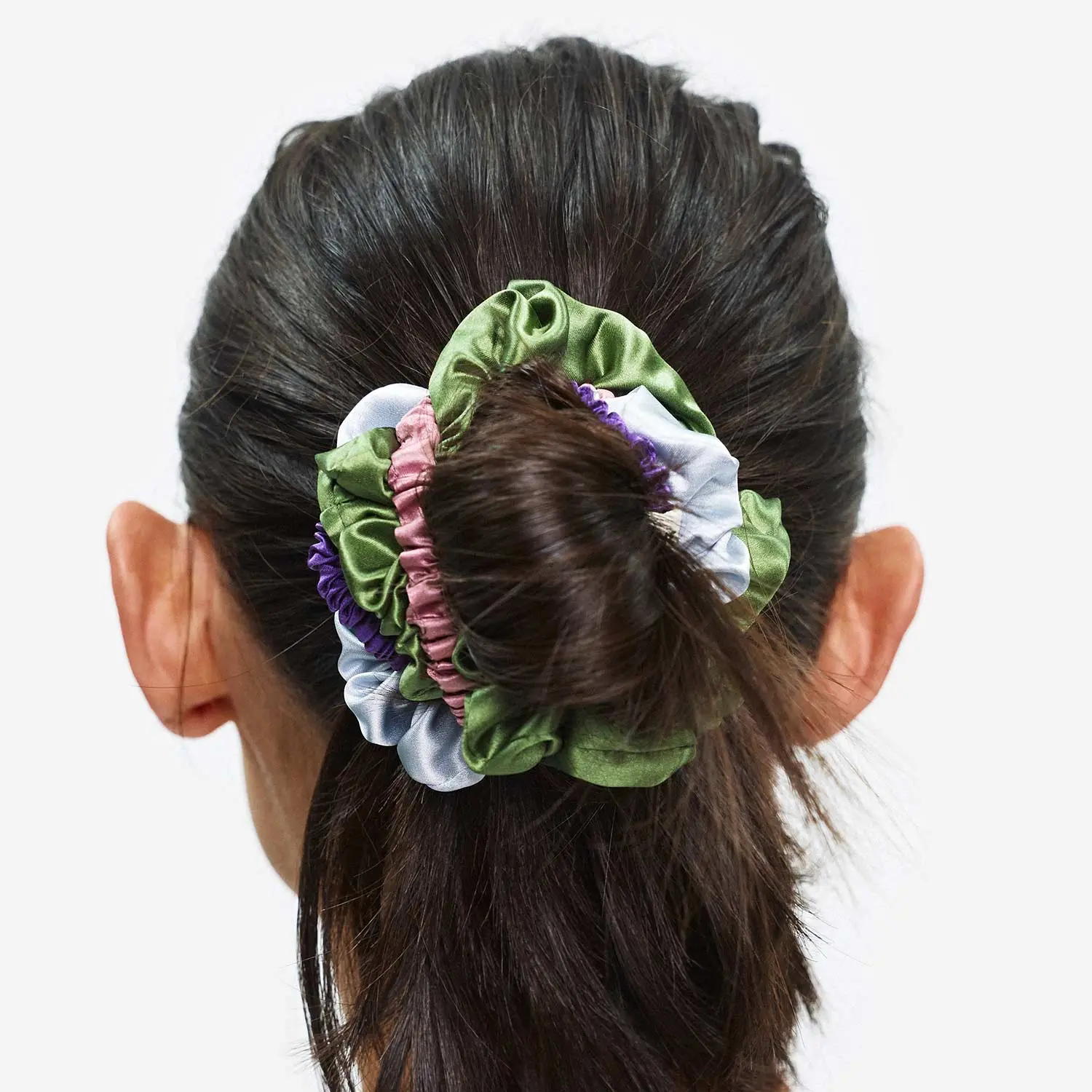 Organic Silk Scrunchie Pack