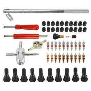 64/43 pcs/Kit Valve Stem Installation Remover Repair Tool Puller Car Tire Plug Core
