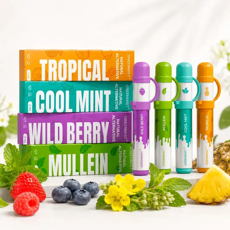 GreenMist Nasal Inhaler Stick - Portable Essential Oil Aromatherapy