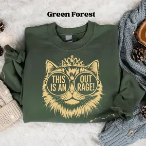 Dungeon Crawler Carl Sweatshirt, This Is An Outrage, Princess Donut And Mongo Tee, Bookish Merch, Unisex Sweater Pullover Tee