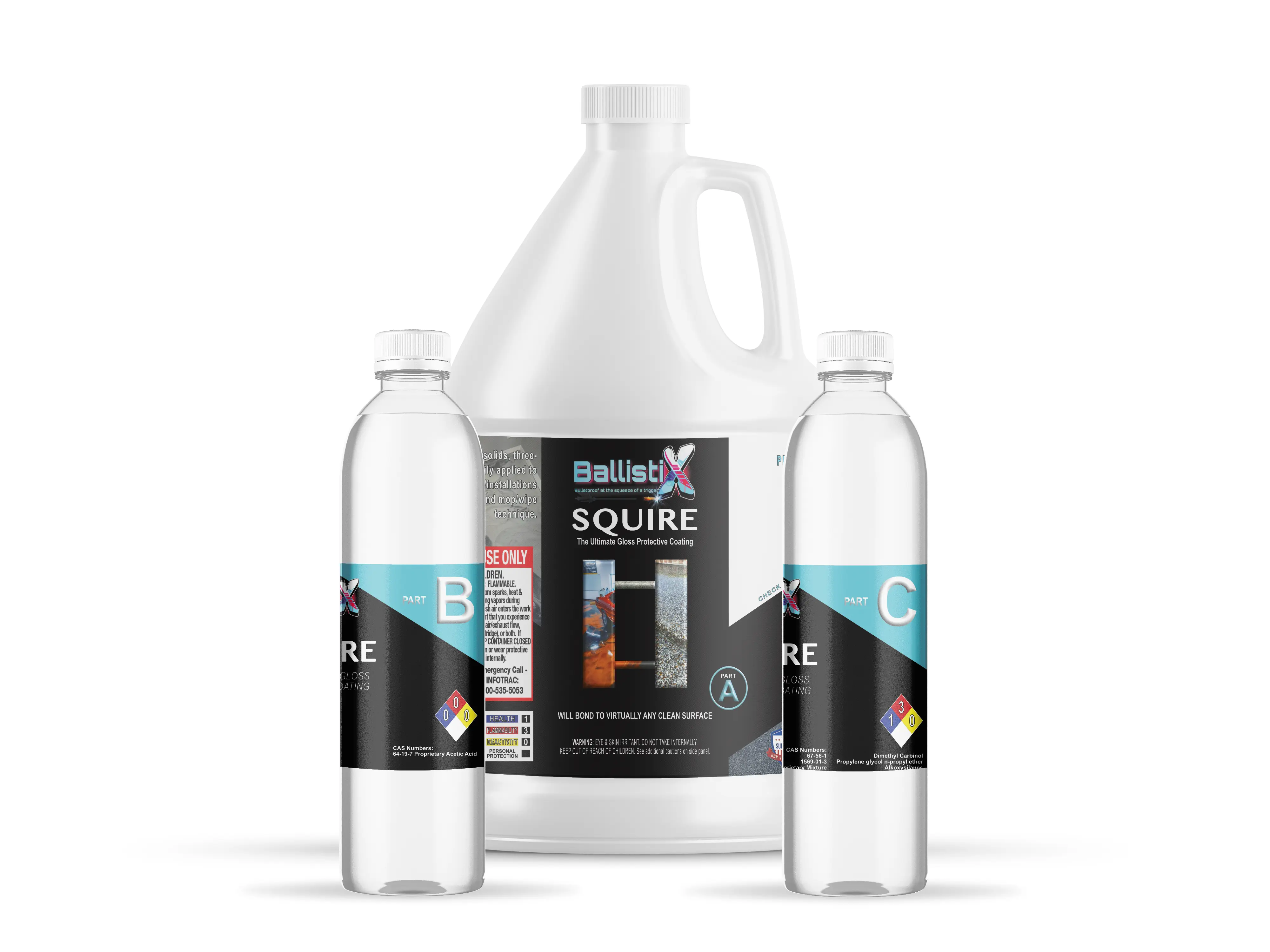 Ballistix: Squire Sealer - Restores and Beautifies - Most Advanced Sealer on The Market, Perfect Sealer for Epoxies, Polished Concrete and Grind and Seal Floors
