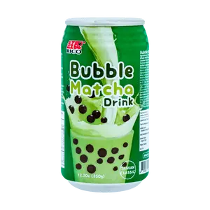 RICO Taiwanese Matcha Pearl Milk Tea 350ml | Creamy & Refreshing Flavor