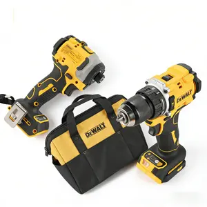 DEWALT 20V Cordless Tool Kit DCF850 Impact Driver & DCD805 Drill, 205N·m High Torque for Construction & Home DIY