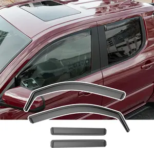 Side Window Visor Deflector Compatible with 2013-2026 Toyota Tacoma Visor Trim Cover Replacement for 2024-2026 Toyota Tacoma Accessories(Not for TRD OR)