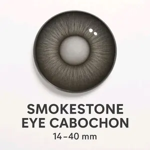 Smokestone Eye - Glass Cabochon -  14mm - 50mm
