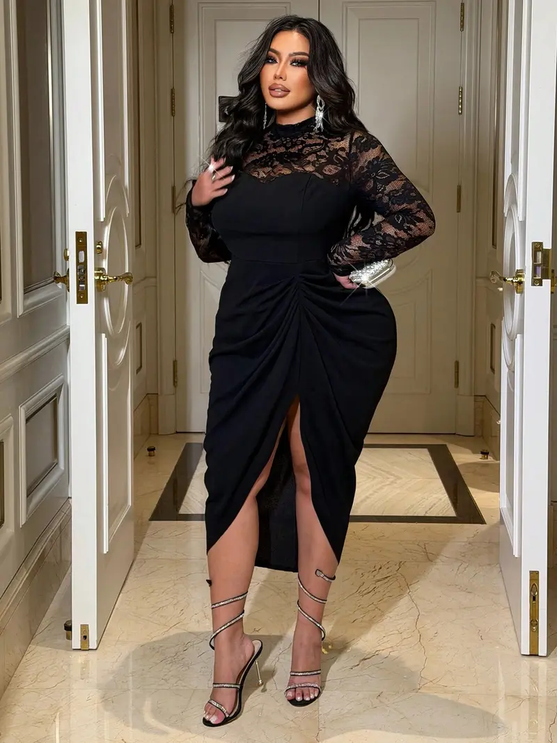 plus size lace bodycon dress - TikTok Shop plus size lace bodycon dress - TikTok Shop
