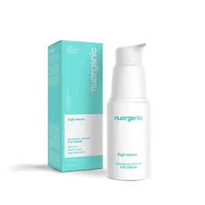 nuorganic High Waves Eye Cream - nuorganic Sea Moss Eye Cream for Intensive Under Eye Repair, Antioxidants and Salicylic Acid for Dark Circles and Puffiness