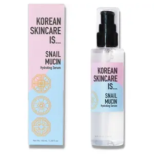Elizabeth Mott Snail Mucin Serum 97% Snail Filtrate for Deep Moisture Clear Skin Cruelty Free 100 ml Korean Skincare Hydrating Moisturizer