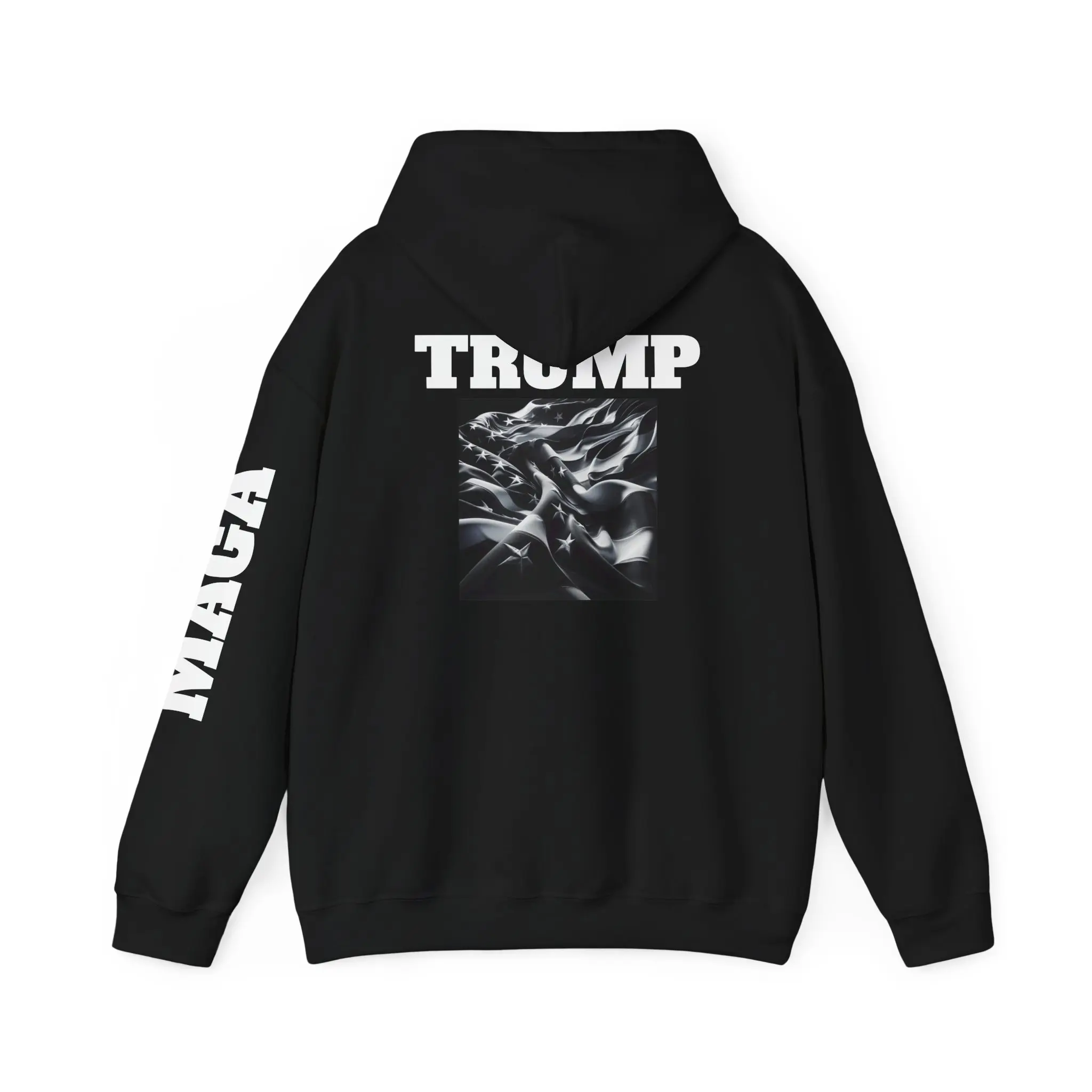 Trump MAGA Hoodie - Patriotic Political Sweatshirt, Make America Great Again, Conservative Gift, Republican Apparel, Election 2024 cool graphic shirt Pullover Casual Sleeve Tops long unisex pullover sweatshirt