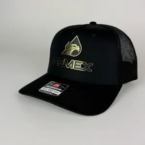Mexican Pemex Hat Snapback Gold & Black