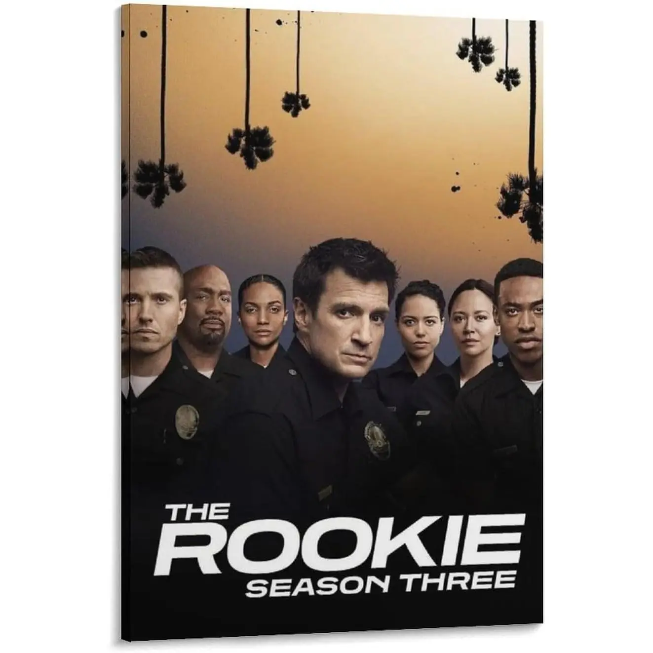 The Rookies TV Series Poster 7 Canvas Wall Art Print For Room Aesthetic And Decor Poster For Bedroom Bathroom Living Room Kitchen Office Decor