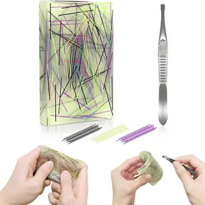 Picky Pad - Skin Picking Fidget Pad for Dermatillomania & Trichotillomania, Sensory Pick Pad for Autism & Stress Relief, Silicone Picking Pad with Tweezers, Stress Relief Gadgets, Stress Relief Fidgets, Stress Relief Tools