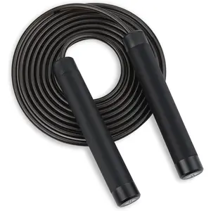 1/2 lb Weighted Jump Rope for Boxing, Cardio, Crossfit Workout, 8~11ft Range Adjustable Length Steel Ropes with Ball Bearings and Metal Handles, Suitable for Men and Women
