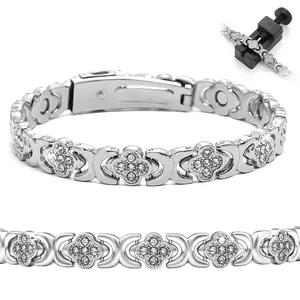 Copper Bracelets for Women – Pure Copper Magnetic Bracelet with 3500 Gauss Effective Magnets, Trendy Stack Stretch Bangle, Modern Fashion Accessories, Perfect Valentine’s Day Gift