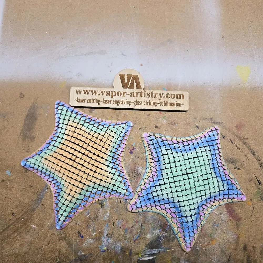 Vapor-Artistry Starfish Fidget - Colorful Starfish Design with Mesh Texture, Ideal for Stress Relief and Relaxation