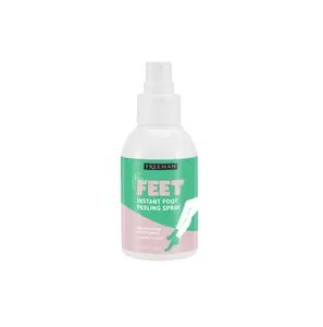 Freeman Flirty Feet Instant Foot Peeling Spray, Exfoliating Foot Mask For Summer, Moisturizing & Smooth Dry, Cracked Heels, Remove Dead Skin Quickly, Cruelty-Free & Vegan, 4 fl.oz./ 118 ml Bottle