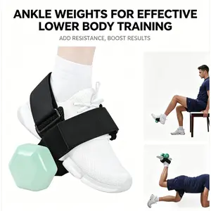 Ankle buckle training gear, adjustable weight weightlifting dumbbell straps, sports and fitness accessories