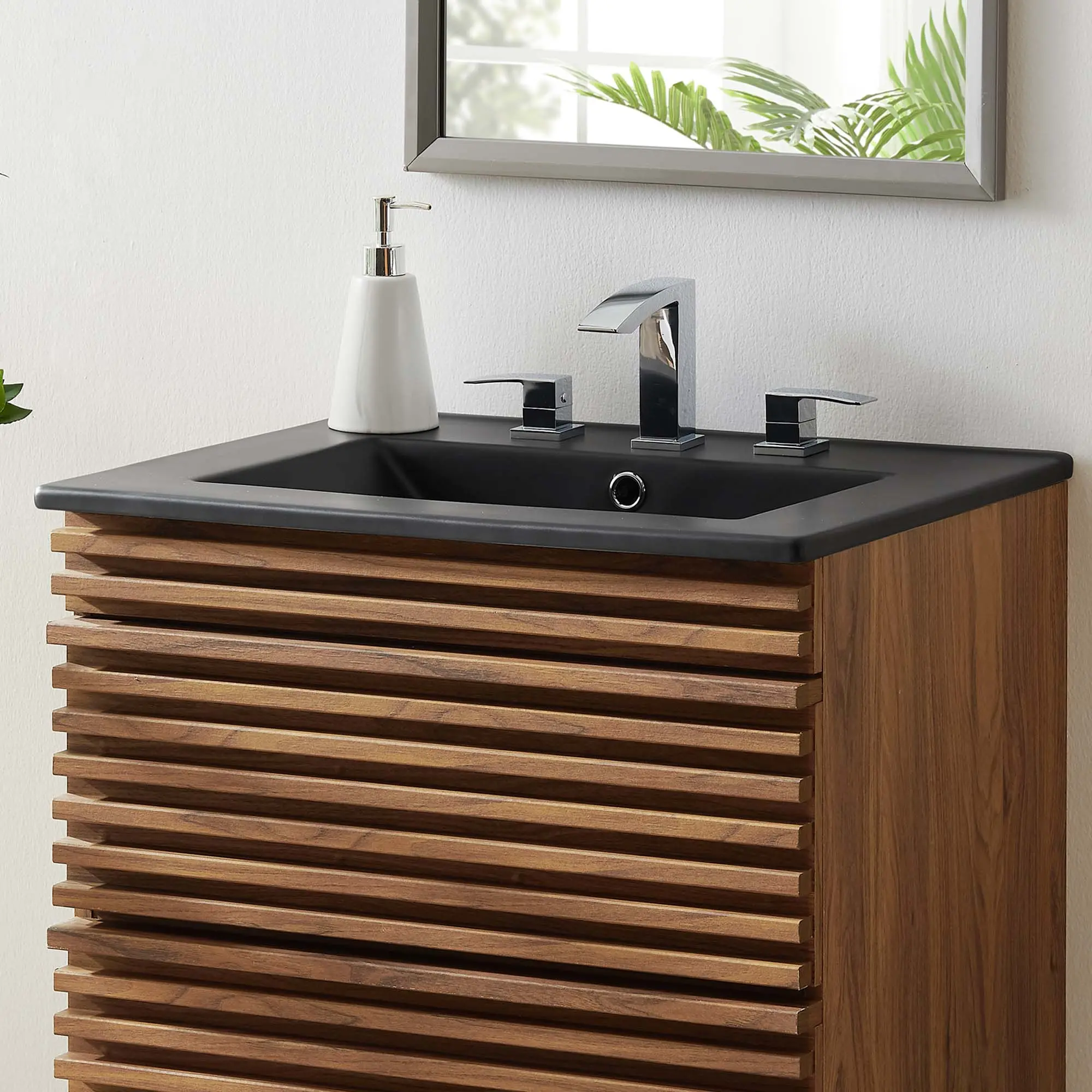 Cayman 24" Bathroom Sink in Black Cayman 24" Bathroom Sink in Black