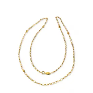 Pre-owned Chanel CC Necklace Gold Plated (202sc)