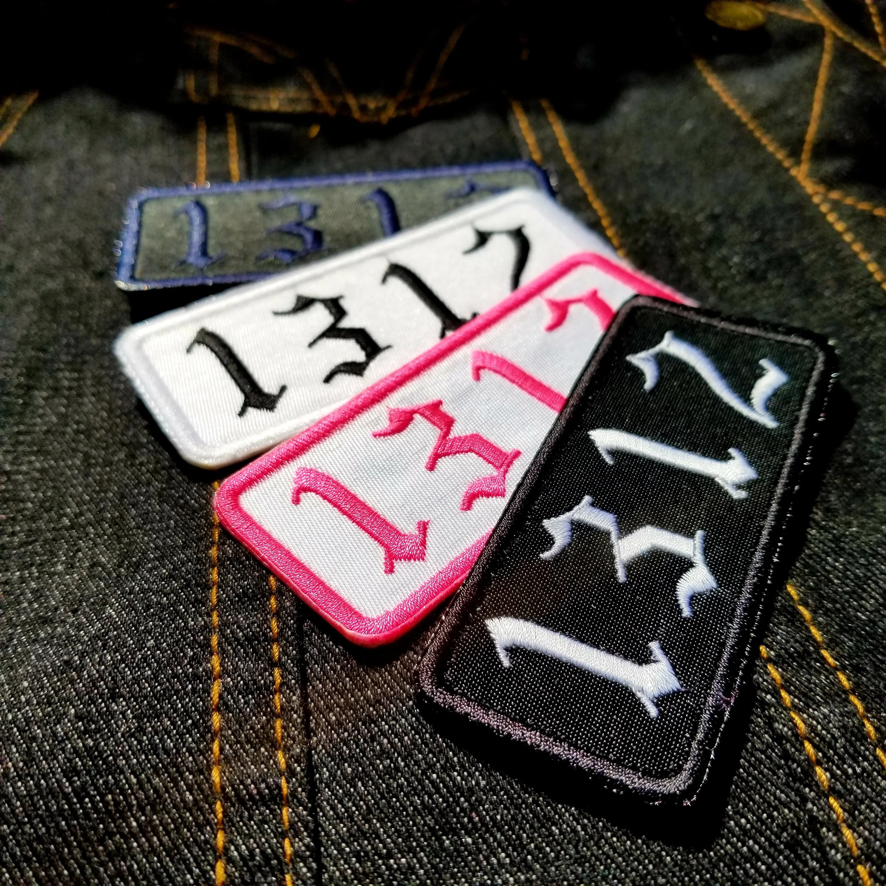 1312 Embroidered 3.5 inch Iron On/Sew On Embroidered Patch
