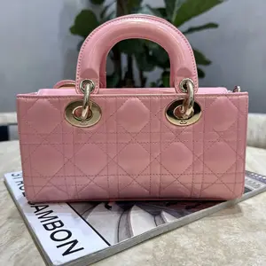 Pre-owned Dior Patent leather Shoulder Bags Mini Lady D Joy Bag（70292989）