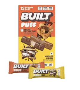 Built Bar Puff & Chunk Protein Bars, Variety Pack, 13 ct.