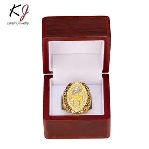 FFL2024 Fantasy Football Championship Ring Gold Men's Jewelry Vintage Ring