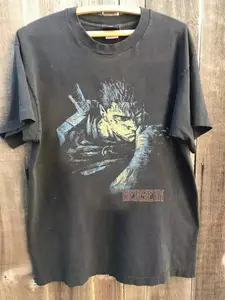 Vintage Rare Anime Berserk T-shirt Gift for Fan Unisex Tshirt Reprint S-5XL