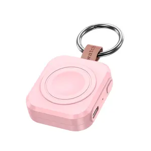 Portable Charger for Samsung Galaxy Watch 8/8 Classic/7/Ultra/6/6 Classic/5/5 Pro/4/3,Active 2/1, Chargeable (Pink)