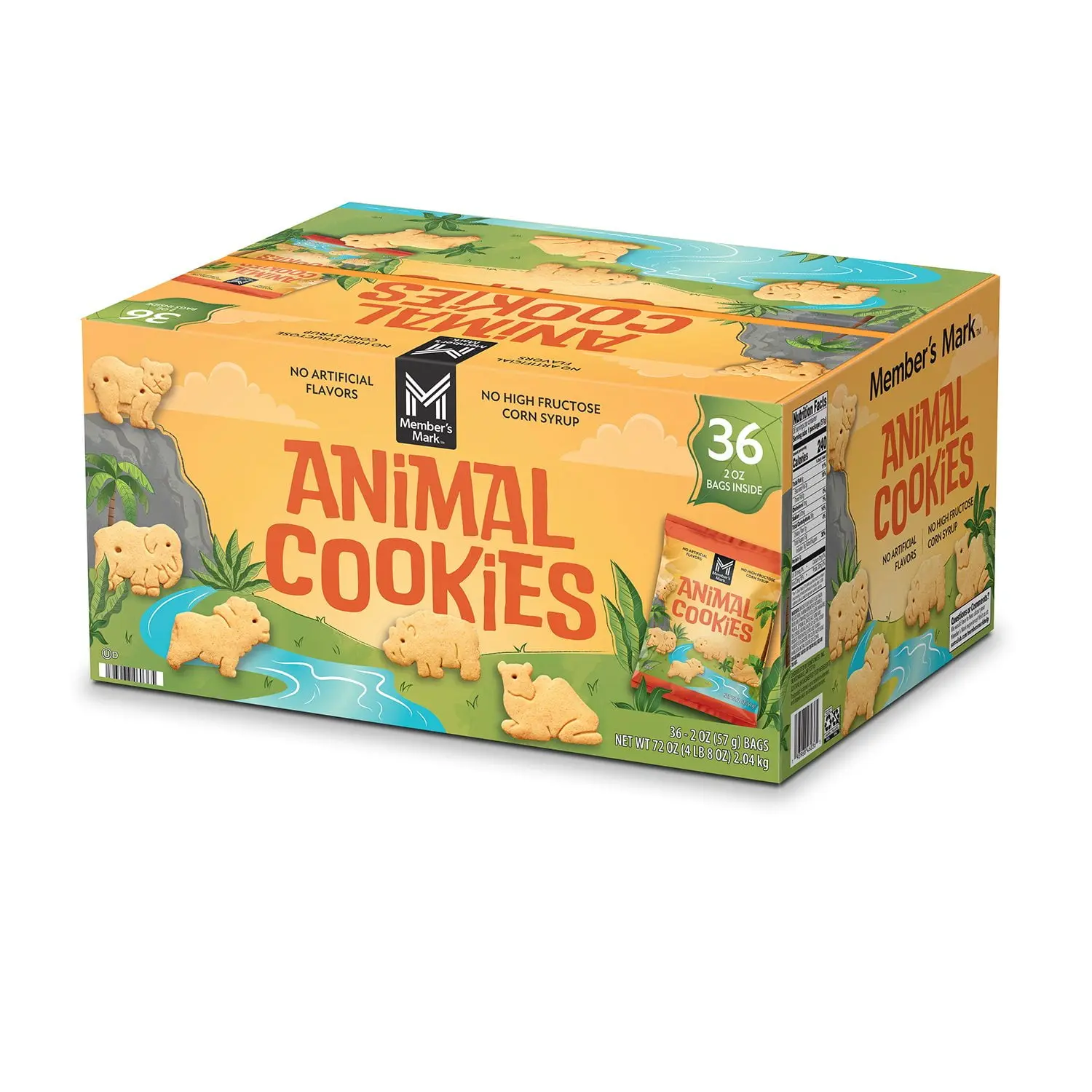 Members Mark Animal Cookies 2 oz., 36 pk.