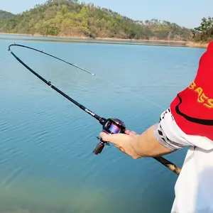 Sougayilang Carbon Fiber Fishing Rod | 4-Section, Medium Power, Telescopic Design, 30-70cm Folded, 70.86/77.95/82.68in Extended, Ergonomic Long Handle, Freshwater Spinning Rod for Trout, Bass, Perch