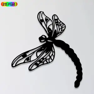 1pc Dragonfly Metal Wall Art,Dragonfly Statue Mural, Ideal Gift for Easter, New Year, Insect Decor Enthusiasts, Weather-Resistant Metal Wall Decor Wall Sculptures, Perfect for Garden Fence & Patio Wall, Charming Outdoor Decor