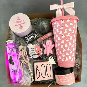 Boo Basket, Halloween Gift Basket For Her, Personalized Halloween Box, Halloween Party Gift, Handmade Gift Basket, Halloween Goodie