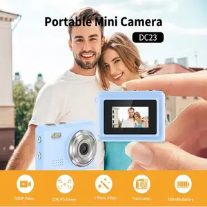 Mini Portable Digital Camera, 0.96 Inch LCD Screen, 1080P HD Video Recording, Compact Design Electronic Portable Camera for Beginners & Travelers, Rechargeable Portable Camera
