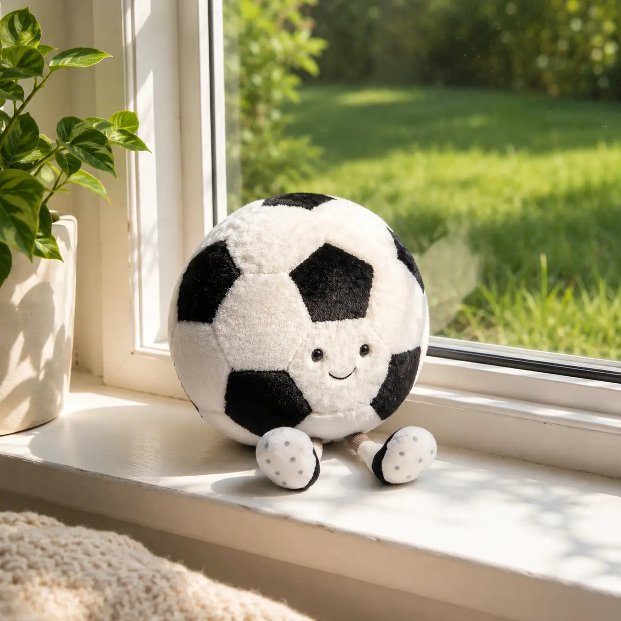 Amuseables Soccer Ball Stuffed Toy, Cute Amuseables Soccer Ball Plush Toy, Amuseables Soccer Ball Soft Toy