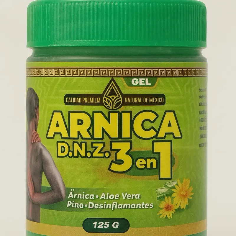 Arnica Gel Muscular 125g - Herbal Massage Balm - Soothing Full-Body Care-Non-Greasy Formula Bruises, Arthritis, Pain reliever Oil Comfort Cosmetic Healthcare Arnica Pomada Therapeutic Therapy Natural Treatment Bathroom Wellness Solution