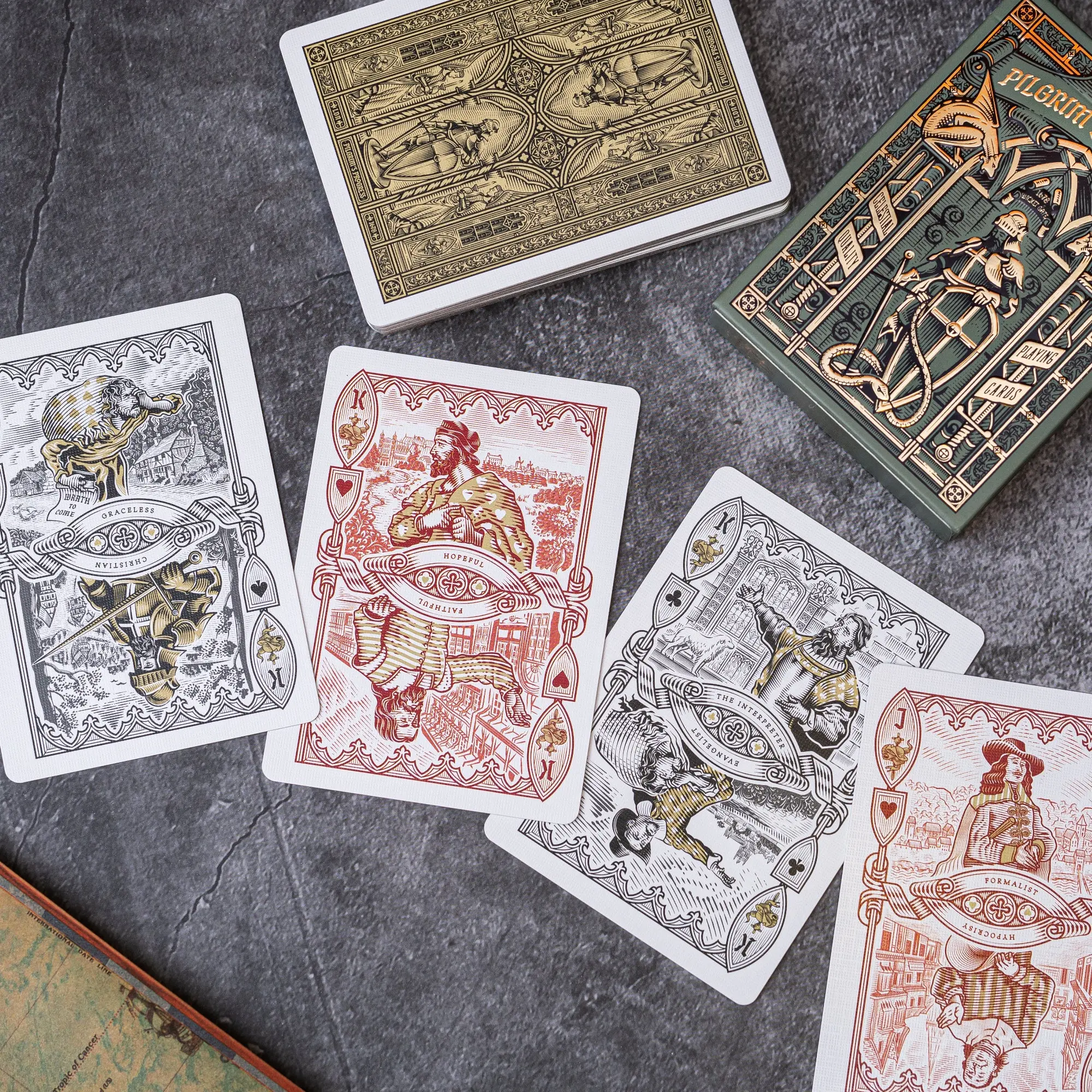 Talking Point Cards Pilgrim's Progress Playing Cards - Original Design with Unique Gameplay Elements