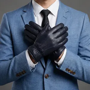 Men’s Cut-Resistant Leather Gloves with Spectra Lining – Heavy-Duty Safety Gloves (Spec-1)