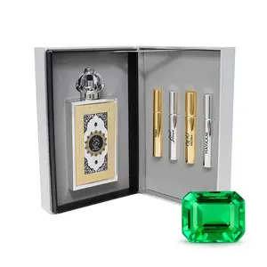 KING OF ARABIA SET PARFUME LATTAFA - Pure Royalty Fragrance with Bergamot Raspberry Cedarwood Osmanthus Orris Leather Vanilla Patchouli Notes