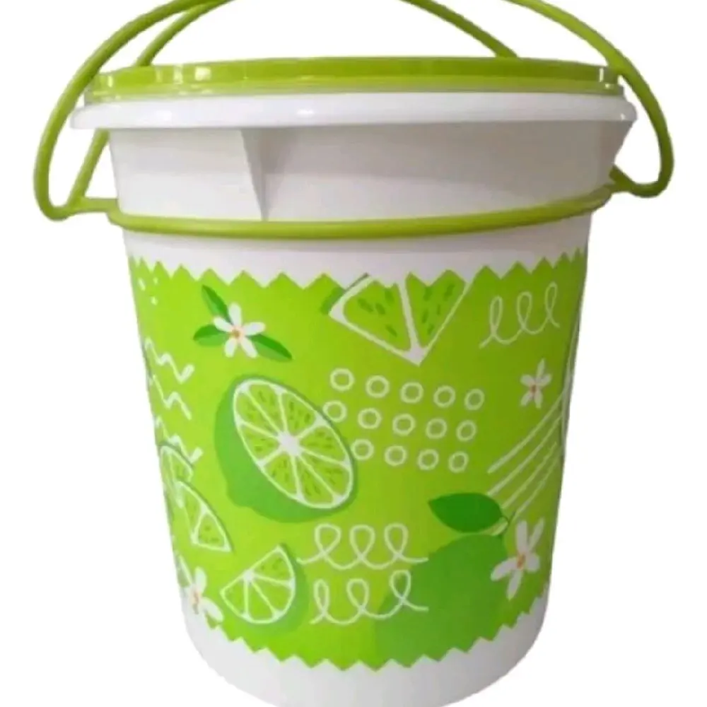 tall green bucket
