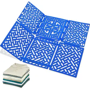 Shirt Folder Board for Closet Organization, Clothes Folding Board to Make Clothes Tidy, Laundry Folding Board Liner Sorter, Blue
