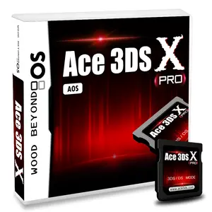 ACE X PRO USB Card Reader DS/3DS MODE Adapter Ntrboot boot9strap Series with Manual, R4 Compatible, and Includes R4 Souvenir