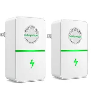 2026 New Power Plug Pro Energy Saver Updated Stop Watt Smart Power Factor Saver Plug-In Voltage Stabilizer Surge Protector Flame Retardant Energy Saving Box for Home AC Refrigerator Office Appliances