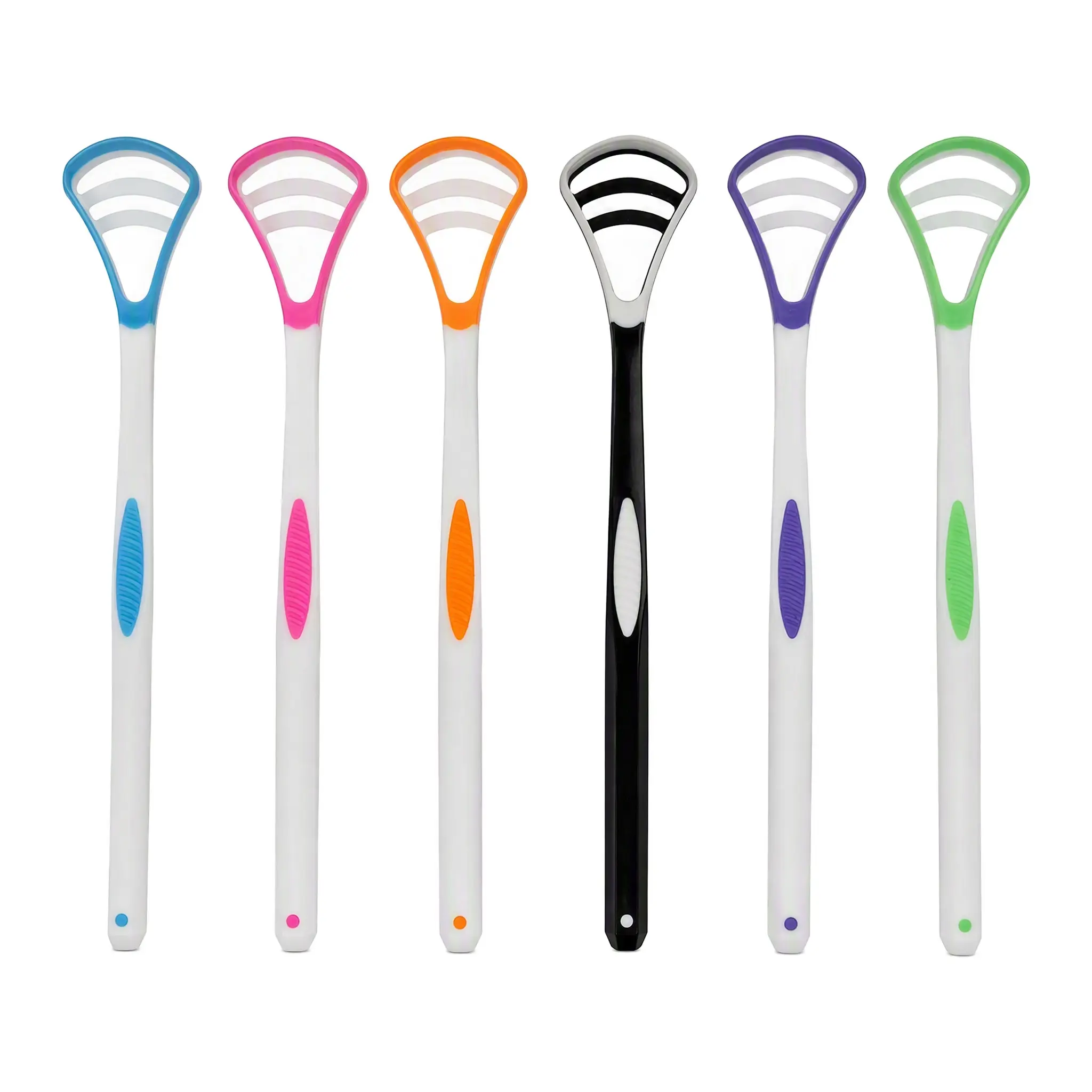 Tongue Scraper Cleaner, Ergonomic Non-Slip Handle Tongue Brush For Oral Hygiene, Reusable Tongue Cleaning Tool To Reduce Bad Breath, Comfort Safe Tongue Sweeper For Daily Morning Oral Care For Men Women Adults
