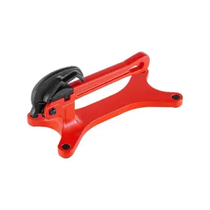 Portable Pipe Vise with Lightweight Aluminum Construction, 1/8-in to 1-1/2-in Clamping Capacity, Ideal for Onsite Plumbing Installation & Repair, Construction Tools