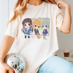 Fruits Basket Kyo and Tohru Romantic Anime Art Gift for Fans T Shirt