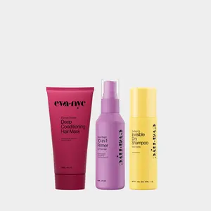 Eva NYC Travel Essentials Bundle for Fine Hair (Set of 3)