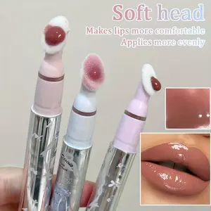 HERORANGE Glossy Mirror-Finish Moisturizing Lip Gloss: Naturally hydrating, easy to apply, forms a film, and gives a glossy, jelly-like finish. A natural-looking, highly pigmented lip gloss. Ideal for Mother's Day, birthday, Valentine's Day