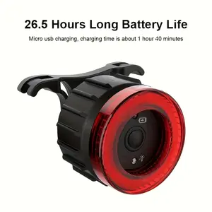 Brake Sensing Rechargeable LED Bike Tail Light, Easy-to-Install Cost-Effective Cycling Safety Accessory for Party Gifts & Home Supplies summerwins,summerwins